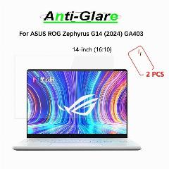 2X Антибликовая/Антибликовая Защита экрана для ASUS ROG Zephyrus G14 (2024) GA403 GA403U GA403UU GA403UV 14 "16:10, Anti Glare blueray