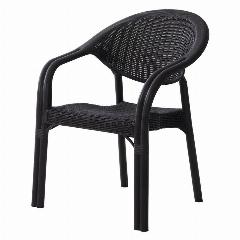 Кресло пластиковое Heniver Bambo шоколад 820х435х640 (SPC-B018), коричневый