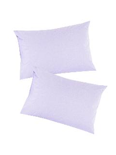 Наволочки (2 шт) MORФEUS (морфеус) - Melange Violet (фиолетовый) - 50x70 - вареный хлопок, 50 х 70