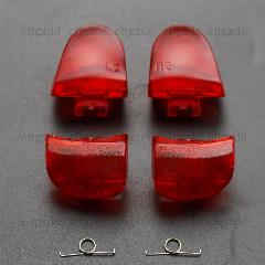 Кнопки для геймпада PS5 Cltgxdd V3.0, clear red