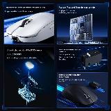 MCHOSE L7 Ultra Беспроводная Мышь Tri-mode BT PAW3395 8K Портативная, Настраиваемая, Легкая Киберспортивная Мышь — фото 4