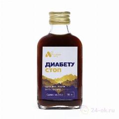 Фитобальзам "ДИАБЕТУ СТОП" (без сахара), фл.100 мл, в инд. уп.