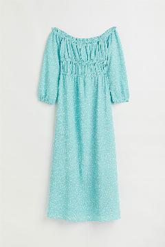 Платье H&M, бирюзовый
