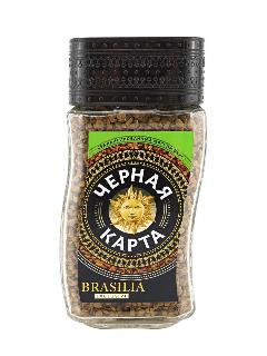 Кофе растворимый Черная карта Exclusive Brasilia 95 г