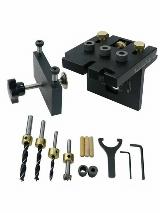 Шаблон для сверления по дереву 3 в 1, черно-серый — фото 4