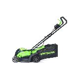 Газонокосилка аккумуляторная GREENWORKS GD24LM33 24V, 33 см, бесщеточная, без АКБ и ЗУ, зеленый — фото 2