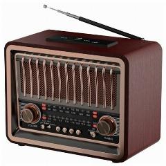 Радиоприемник Ritmix RPR-089 Redwood . Bluetooth usb, microSD, FM, SW. AM. питание 220в,4хD.450mA, красное дерево