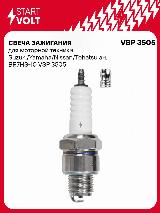 Свеча зажигания для моторной техники Suzuki/Yamaha/Nissan/Tohatsu ан. BR7HS-10 VSP 3505 StartVolt, M14x1,25 — фото 1