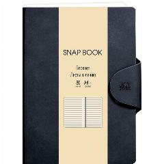 Блокнот А4-, 80л, иск. кожа 7Б, линия БСБЛ4803861 Snap book. No 6