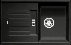 Кухонная мойка Blanco ZIA 45 S Silgranit антрацит стоп-вентиль 514732