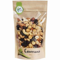 Смесь орехов и изюма Семушка, жареные, 250г