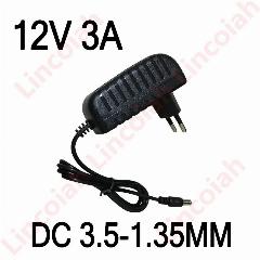 Адаптер питания Lincoiah 12В 3А, 12v 3a eu 3.5-1.35mm