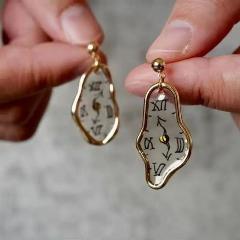Серьги, gold color