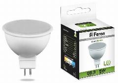 Лампа светодиодная Feron MR16 G5.3 5W 4000K Грибок матовая LB-24 25126, цвет /, материал /