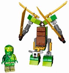 Конструктор Lego 30593 Механизированный костюм Ллойда, разноцветный