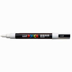Маркер Posca PC-3M, 0,9-1,3 мм, пулевидный наконечник, белый