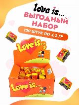 Жевательная резинка Love is в коробке 100 шт — фото 2