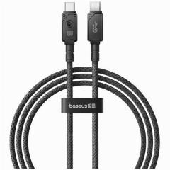 Кабель Baseus Unbreakable Series Fast Charging, USB-C - USB-C, 100 Вт, 1 м, черный (P10355800111-00)
