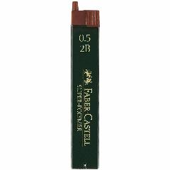 Сменные стержни Faber-Castell Super-Polymer (0.5мм, 2B) 12шт. (120502), серый