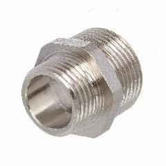 Бочонок резьбовой STI 3/8'х3/4', никелированная латунь, Китай