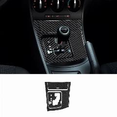 Для Mazda 3 Axela 2010 2011 2012 2013, центральная консоль, панель переключения передач, декоративная наклейка, накладка, аксессуары для салона автомобиля, Left Hand Drive, Carbon Fiber B