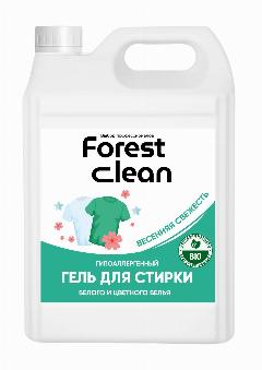 Forest clean Гель для стирки, Весенняя свежесть Концентрат 5л