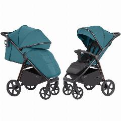 Прогулочная коляска Carrello Bravo Plus CRL-5515, Oxford Blue, чехольчик на ножки в цвет коляски, черный, темно-синий джинс