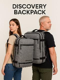 Рюкзак городской Driver Sport Carry-On DC-RL2, унисекс, серый, 18x34 см
