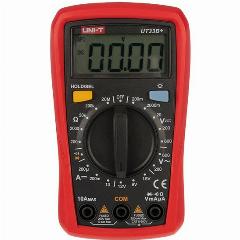 Мультиметр Uni-T UT33B+, с подсветкой дисплея, с фиксацией показаний, с тестом батареек