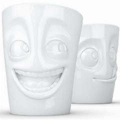 Набор кружек Tassen "Joking & Tasty", фарфор, 350 мл, 2 шт, белый