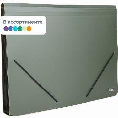Папка органайзер Start на резин горизонтА4 13отд РР 0,75мм в ассортим E5551, микс
