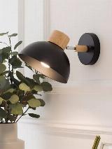 Настенный светильник / светильник бра на стену Maple Lamp WL-07-BLACK, черный, E27 — фото 3