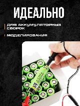 Аккумулятор 18650 LiitoKala 3400 mAh плоский для моделирования, сборок, фонарей 1 шт., 3400 плоский — фото 4