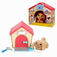 Интерактивная игрушка - Домик для щенков, Little Live Pets 26477, бежевый, коричневый, коралловый