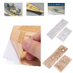 Деревянная палуба для Tamiya 780131/350 Немецкий линкор Бисмарк времен Второй мировой войны Сменные аксессуары для модели