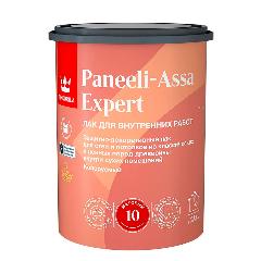 Интерьерный лак Tikkurila PANEELI-ASSA EXPERT EP матовый 0.9 л, бесцветный