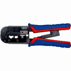Клещи обжимные Knipex 97 51 10, штекеров типа Western, вороненая сталь, 190 mm