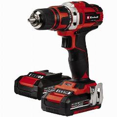 Дрель-шуруповерт аккумуляторная Einhell PXC TE-CD 18/40-1 Li (2x1,5 Ah) (4513939), красный/черный