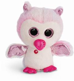 Мягкая игрушка NICI "Сова Принцесса Холли", 15см, розовая, текстиль, плюш