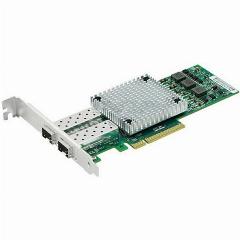 Сетевой адаптер Lr-link PCIE 10GB FIBER 2SFP+ LREC9812AF-2SFP+, зеленый, серебристый
