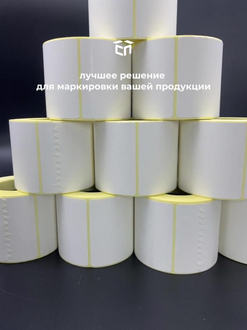 Этикетка для термопечати 58 x 60 мм ЭКО 10 рулонов СтандартПАК - Изображение 1