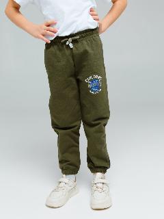 Брюки Ohana kids спортивные для физкультуры и детского сада, хаки exploring, 110-116