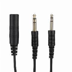 H-GA Helicopter Universal Aviation Headset Adapter for David Clark Cable