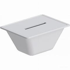 Контейнер AM.PM Gem W90A-070-070W-C, для ванн, пластиковый, белый
