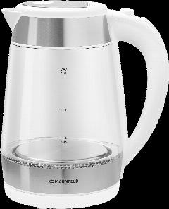 Чайник MAUNFELD MGK1710GW? 1.7 л, 2200 вт , белый, подсветка, 41x15x22 см