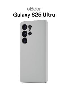 Чехол для Samsung Galaxy S25 Ultra uBear Touch Mag Case, со встроенным магнитом, силикон софт-тач, серый
