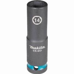 Ударная удлиненная торцовая головка Makita Impact Black 1/2" 14x81,5 мм (E-16455)