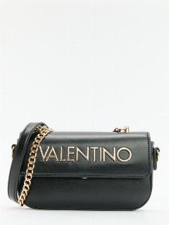 Сумка кросс-боди Valentino, черный, 4x4x12 см