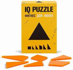 IQ PUZZLE Треугольник (6 деталей), оранжевый, 4x7x1 см