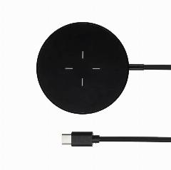 Беспроводное зарядное устройство MagSafe Gerffins Pro MGSF-001, Black, 50*50*5